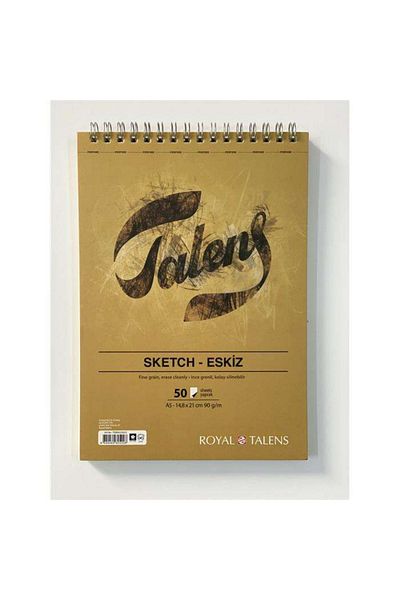 Talens Sketchbook A5 Top Spiral 90 Gr 50 Yp