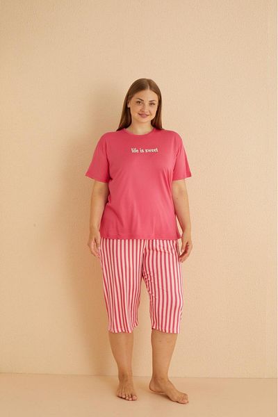 Mihra Stil Mihra 50503-765 Women's Plus Size Pajamas Set