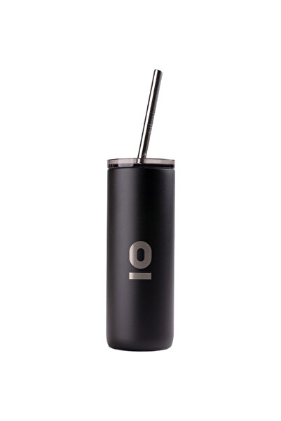 Espressolab Stainless Steel Transparent Lid Black Mug Thermos 600 ml No:83