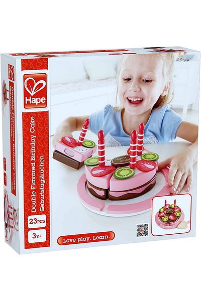 Hape cake with 2 flavors