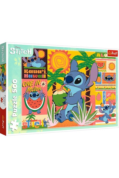 Trefl Puzzle 500 Disney Stitch On Vacation