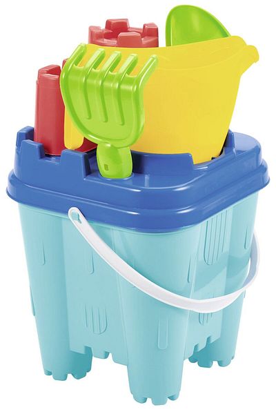 Simba Ecoiffier Bucket Castle With Sand Accessories 18.5cm