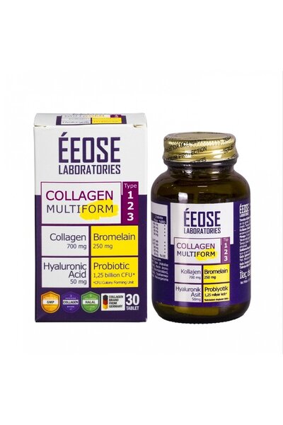 Eeose Multiform Hidrolize Kollajen, Bromelain, Hyaluronik Asit Ve Probiyotik ...