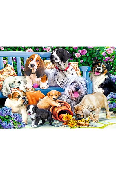 Trefl Puzzle 1000 Dogs In The Garden