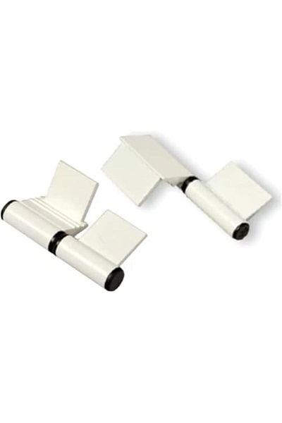 Generic AL ARQAM Light Aluminium Door Hinges 2PCS White Color 60mm