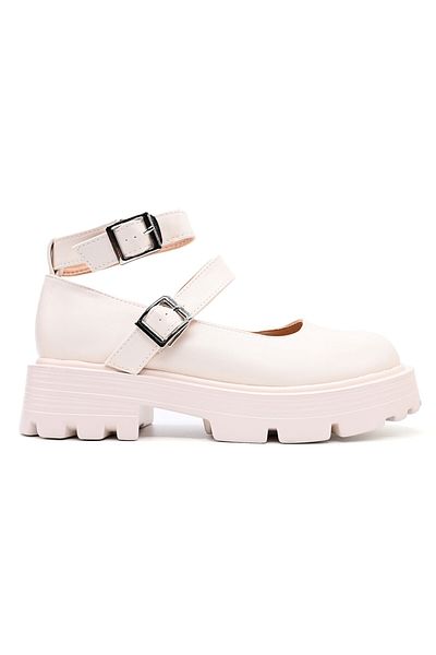 Tmall Pantofi casual de dama,Din piele ecologica,P1243,Bej