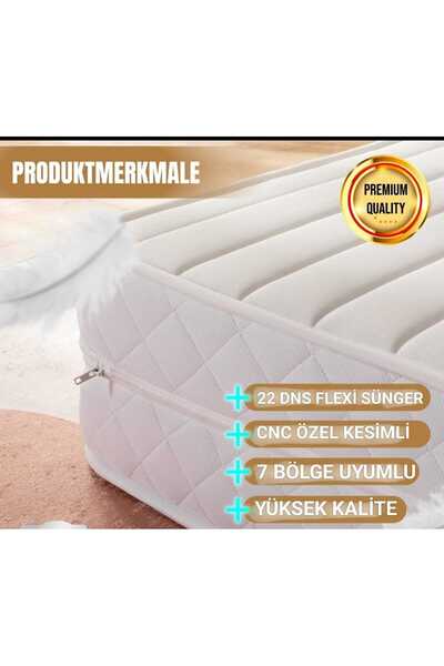 SKYLİGHT 80X200X12 / 160X200X12 / 80X200X24 FERMUARLI KATLANIR SÜNGER YATAK /...