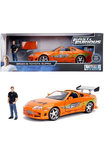 Simba Toyota Supra 1955 Fast and Furious Diecast Metal Car