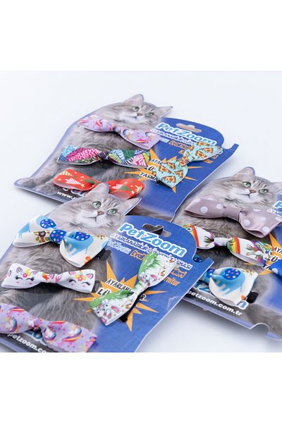 Bimotif Adjustable Ribbon Cat Collar
