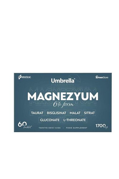 FİZYOPOL Umbrella Magnesium 6 Form 60 Tablets