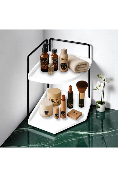 Okay Decorative Wooden Organizer |   Stainless Steel Organizer – Kitchen, Bathroom, Living Room, Study Desk