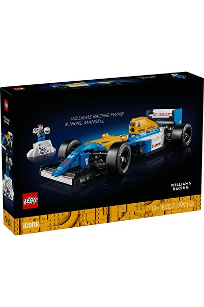 Evelise LEGO ICONS WILLIAMS RACING FW14B ΚΑΙ NIGEL MANSELL 10353