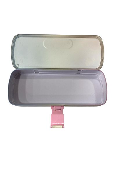 tüftürük Metal Double Compartment Pencil Case Water Cover