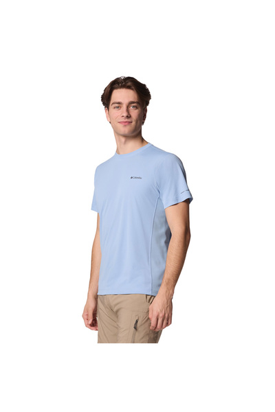 Columbia Zero Rules Light Erkek Mavi Outdoor T-Shirt AO2717-431