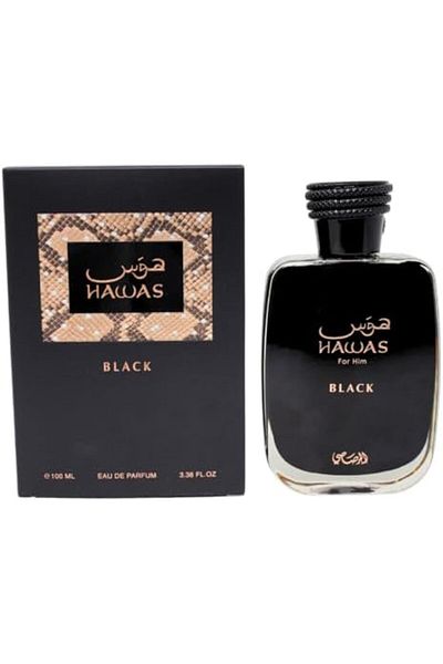 Rasasi Hawas Black Eau de Parfum for Men, 100ml