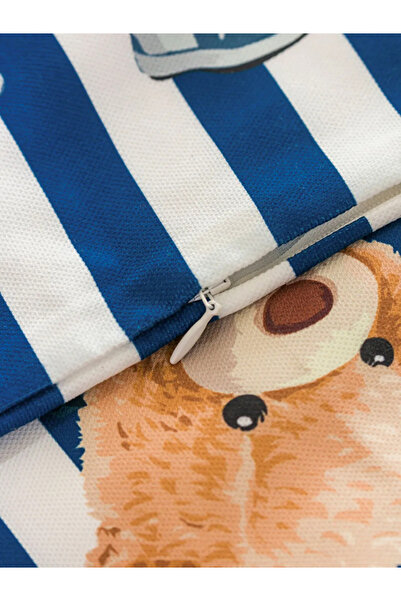 LC Waikiki Lcw Home Mixed Bear Teddy Printed Throw Pillow Cover 45X45 cm