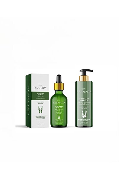 VEN BARMADA Dökülme Karşıtı Bitkisel Biberiye Yağı,biberiye Şampuanı 2 Li Set...