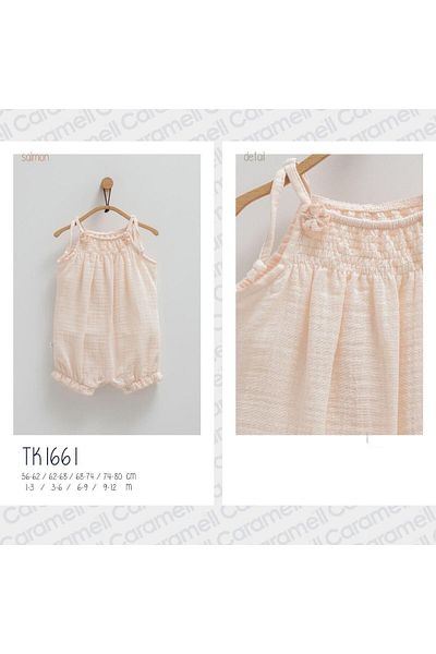 Caramell Little Girl Rope Sling Jumpsuit 1661