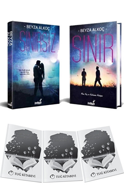İndigo Kitap Sınır Sınırsız 2 Kitap Set Beyza Alkoç + Hediyeli