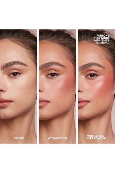 patrick ta Powder and Cream Blush Major Beauty Headlines by Patrick Ta, Double-Take Cream Powder Blush (She's T