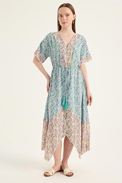 HomeStore Kırçiçek Baskılı Elbise