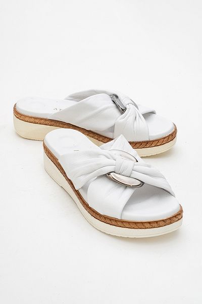 Ataköy Ayakkabı Women's Leather Slippers