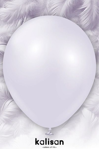 BeySüS Aura Collection Lavender Fog Balloon (Lavender Fog) - 12 Inch - 5 Pieces