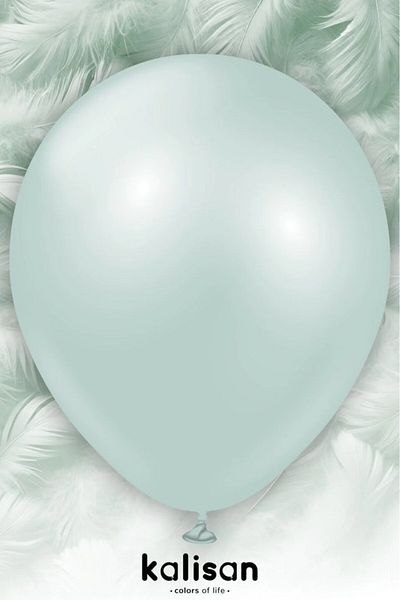 BeySüS Aura Collection Ice Mint Balloon (Icy Mint) - 12 Inch - 5 Pieces