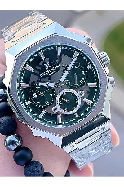 Daniel Klein Steel Case&Band Internal Functions Active 2 Year Warranty Men's Wristwatch Fg.Cl.14000.3