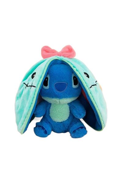 ABYZ Jucărie de pluș Stitch, moale și catifelată, dimensiune 20 cm, culoare albastru/verde