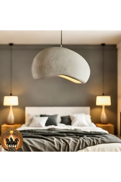 ışıksan aydınlatma Petra Doğal Taş Efektli Modern Beton Avize