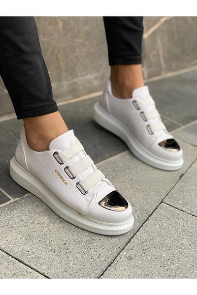 Chekich Pantofi pentru bărbați Ch251 Cbt Mirror alb