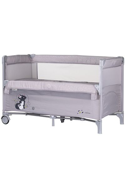OEM Patut pliabil Chipolino Relax cloud cu laterala culisanta