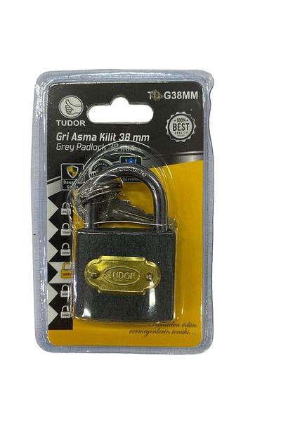 colezium Tudor 38 mm Short Grey Padlock