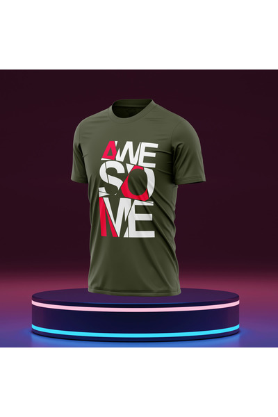 Bulvar Lee Ανδρικό καλοκαιρινό μπλουζάκι με στάμπα με λαιμόκοψη