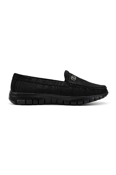 Tmall Women's casual shoes, Lightweight, Made of eco-leather, With natural leather insole, P1264, Black