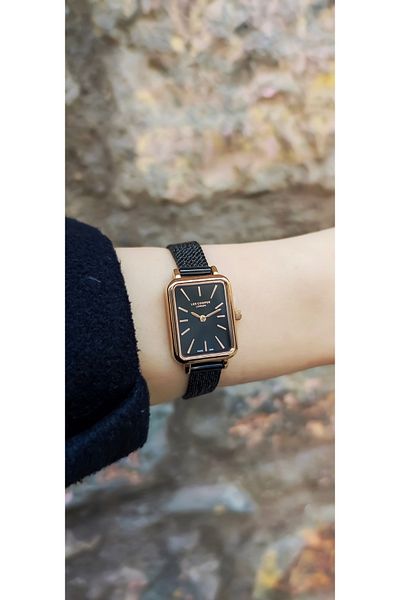 Lee Cooper Lc07815 ساعة يد نسائية مستطيلة 6 ألوان من القش