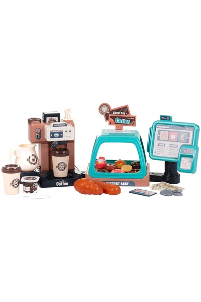 OEM Set jucarie Chipolino Coffee Machine cu lumini, sunete si 41 accesorii