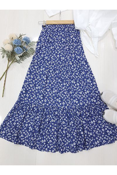 ENDAMIM Plus Size Viscosse Skirt
