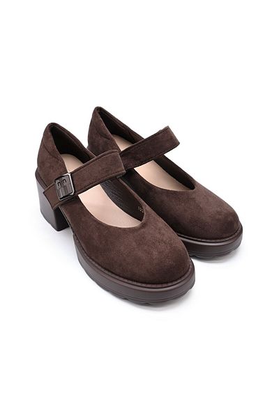 Tmall Pantofi casual de dama,Din piele ecologica,P1257,Maro