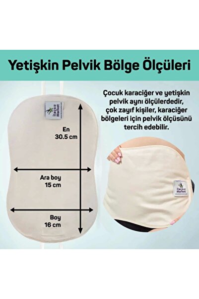 İlaçsız Market PELVİK Hint Yağı Sargı Bezi
