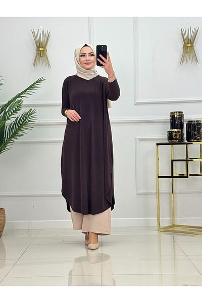 VALENS BOUTİQUE Women's Hijab Tunic Sandy Fabric