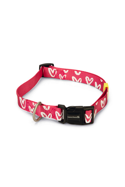 Beeztees Dog Collar, Pink, 48-70cm, 25mm