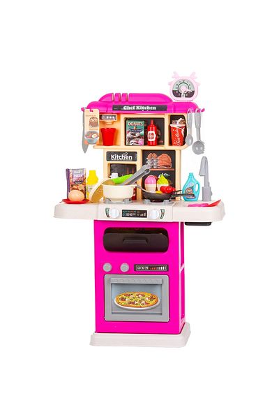 OEM Set jucarie Chipolino Kitchen 87 cm cu sistem de curgere apa, lumini, sunete si 63 accesorii