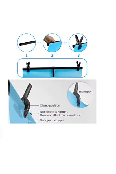 ADA GREENBOX T-şeklinde arka plan destek seti, 100X200 cm stüdyo, fotoğraf, video için taşınabilir fon standı