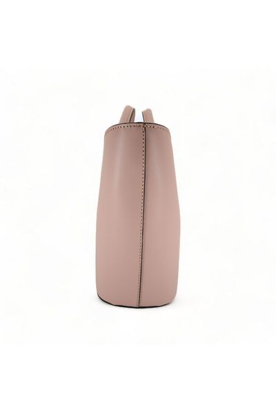 BESSO Geantă Dolce Eleganza din piele naturală roz