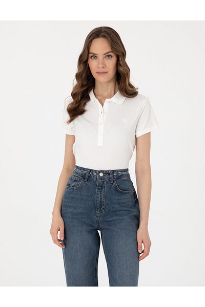 Pierre Cardin White Regular Fit T-Shirt 50305813-Vr013