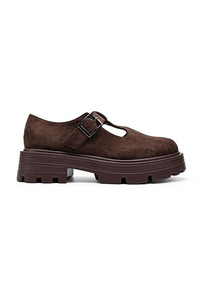 Tmall Pantofi casual de dama,Din piele ecologica,P1249,Maro