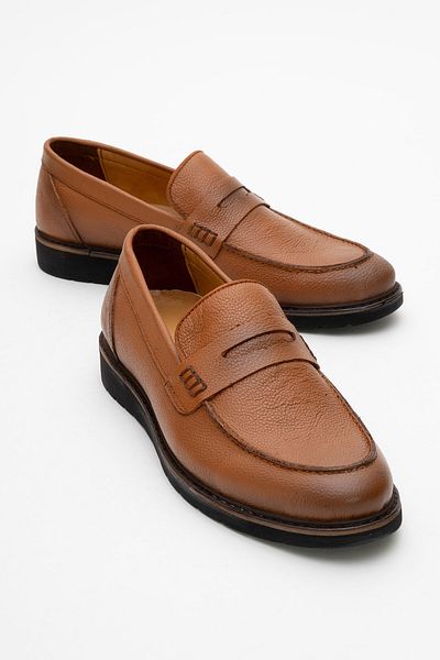 depderi Genuine Leather, Classic Inner Outer Leather Men's Shoes