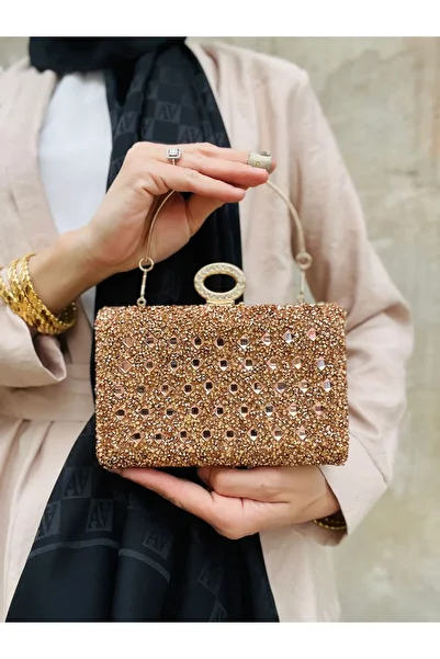 Çanta Trend Women's Crystal Stone Evening Dress Bag Henna, Engagement, Wedding, Wedding, Graduation and Prom